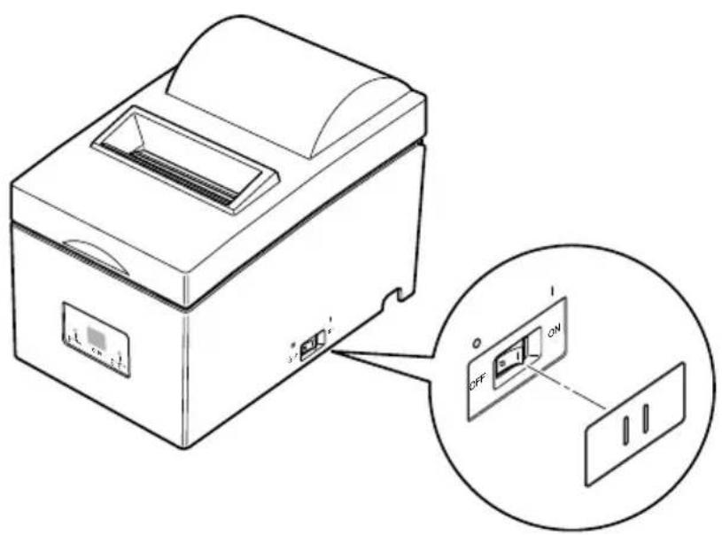 Star Micronics SP500 - 4-7. Installazione mascherina dell'interruttore - 1