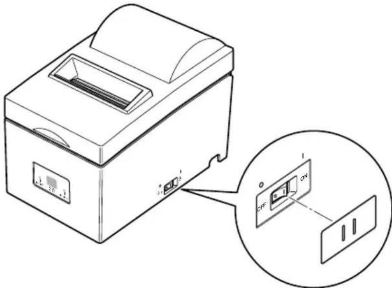 Star Micronics SP500 - 4-7. Einsetzen der Schalterabdeckung - 2