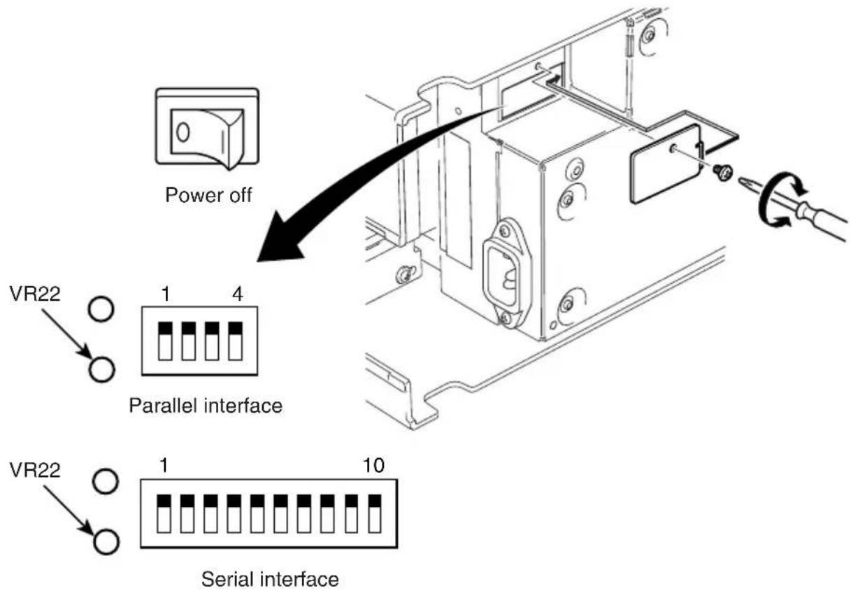 Star Micronics SP500 - Appendix H: Black Mark Sensor Alignment Mode - 1