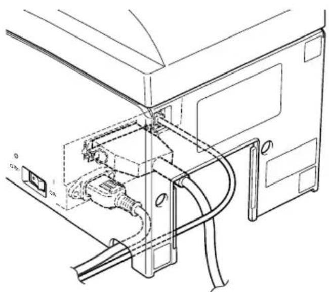 Star Micronics SP500 - 4-6. Installing the Cable - 1