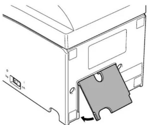Star Micronics SP500 - 4-5. Placement de la plaque arrête - 1