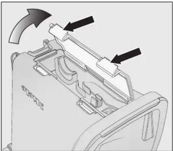 MIELE Triflex HX2 Runner - Ladekabel in der Wandhalterung befestigen - 1