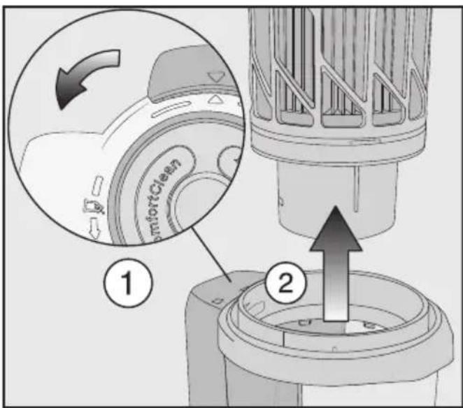 MIELE Triflex HX2 Pro - Vorfilter und Feinstaubfilter reinigen - 1