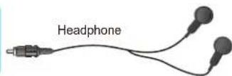 HISENSE 43A4H - Connecting a headphone - 2