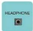 HISENSE 43A4H - Connecting a headphone - 1