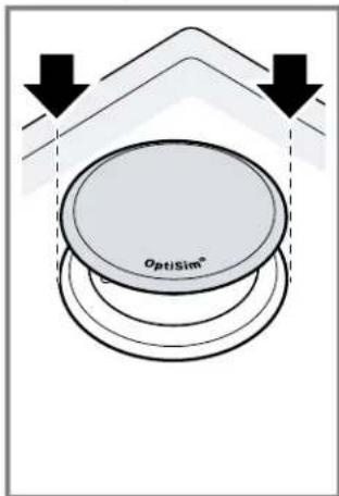 BOSCH NGM5058UC - Installing the OptiSim® burner cap - 3