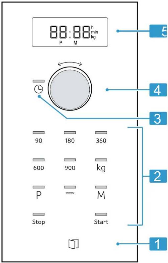 NEFF HLAGD53G0 - Bedieningspaneel - 1
