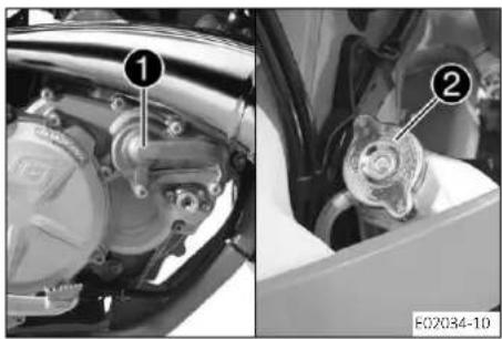 GasGas EX 250 (2023) - Système de refroidissement - 1