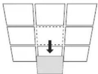 TP-LINK Omada EAP653 - Remove the ceiling tile - 1
