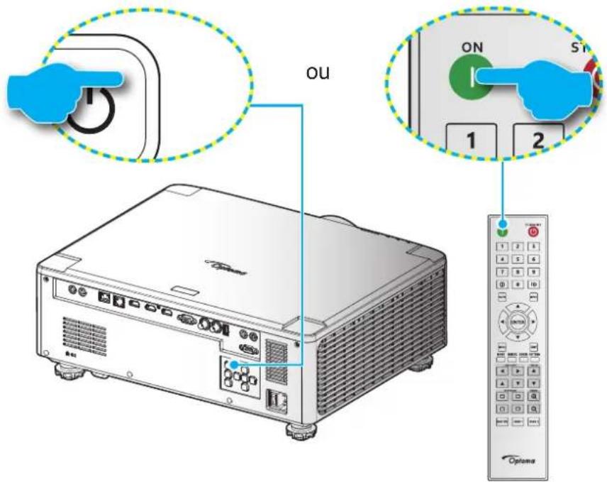 OPTOMA ZU920TST - Mise sous tension - 2
