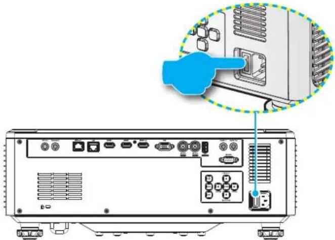OPTOMA ZU920TST - Mise sous tension - 1