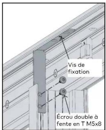 KABA PURE Sonos - Fixer l'extrusion vertical du canal de montant - 4