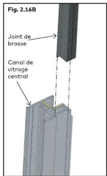 KABA PURE Sonos - Fixer le support en L au canal de vitrage central - 3