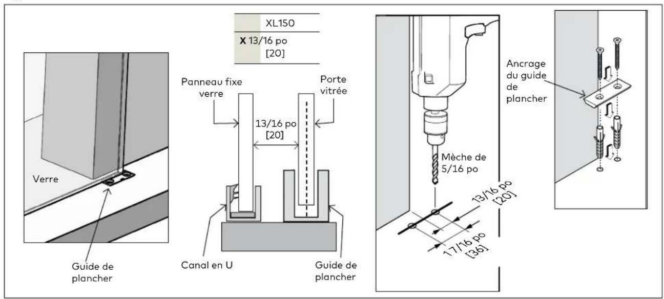 KABA PURE Sonos - Installer le guide de plancher - 1