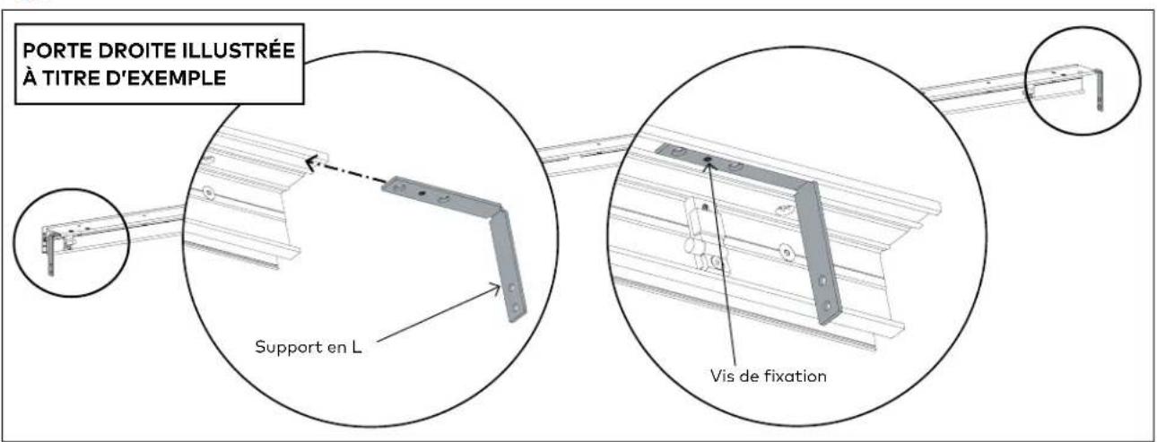 KABA PURE Sonos - Installer les supports en L [panneau fixe] dans le rail MUTO - 1