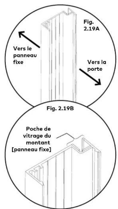 KABA PURE Sonos - Fixer l'extrusion vertical du canal de montant - 2