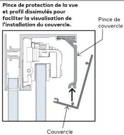 KABA PURE Sonos - Installer le couvercle et le profil de protection de la vue - 2