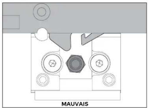 KABA PURE Sonos - Ajuster la hauteur de la goupille de démarrage/arrêt (si nécessaire) (pour les applications avec DORMOTION uniquement) - 2