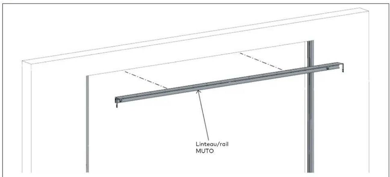 KABA PURE Sonos - Fixer le rail MUTO au cadre - 1
