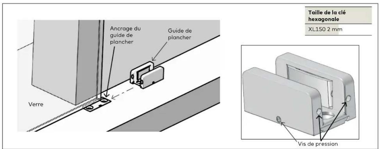 KABA PURE Sonos - Installer le guide de plancher : suite - 1