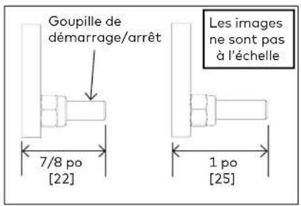 KABA PURE Sonos - PRODUIT LIVRE AVEC BROCHE DE 7/8 PO [22]. PEUT ETRE CHANGÉ POUR 1 PO [25] SI NECESSAIRE. - 1