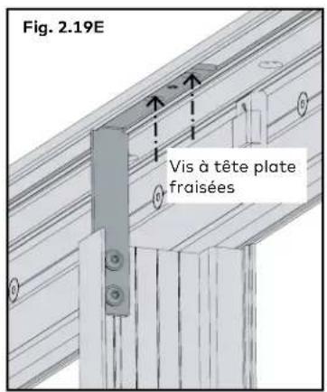 KABA PURE Sonos - Fixer l'extrusion vertical du canal de montant - 5