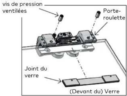 KABA PURE Sonos - DETERMINER LE BORD ANTERIEUR (X) PAR RAPPORT AU BORD POSTERIEUR (Z) DU VERRE. « LE BORD ANTERIEUR EST CELUI LE PLUS PROCHE DU LOQUET FERMÉ. » - 3