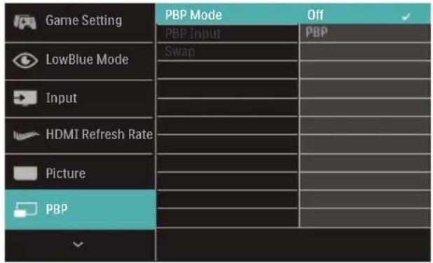 PHILIPS 27M1F5800 - Comment faire pour activer MultiView avec le menu OSD ? - 1