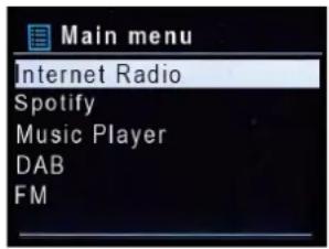Soundmaster ICD2020 - MENU PRINCIPAL - 1