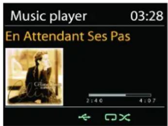 Soundmaster ICD2020 - - Reproducción desde una memoria USB - 1