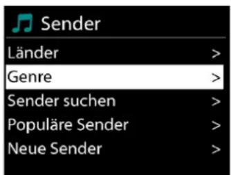 Soundmaster ICD2020 - - Senderliste - 1