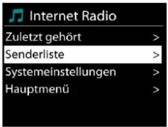 Soundmaster ICD2018 - • Zuletzt angehörte Sender - 1