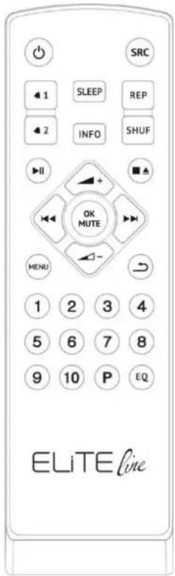 Soundmaster ICD2018 - FERNBEDIENUNG - 1