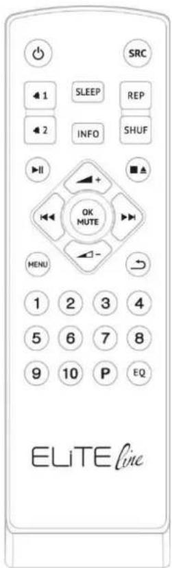 Soundmaster ICD2018 - LISTE PRINCIPALE DES TOUCHES DE COMMANDES - 1