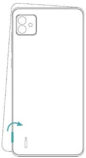 WIKO Y82 - \~ Inserarea cartele SIM - 2 SIM - 1