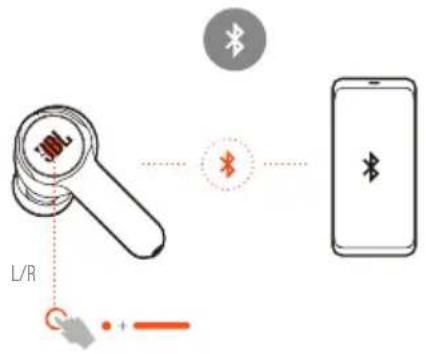 JBL Quantum TWS - CONNEXION À UN NOUVEL APPAREIL BLUETOOTH - 1