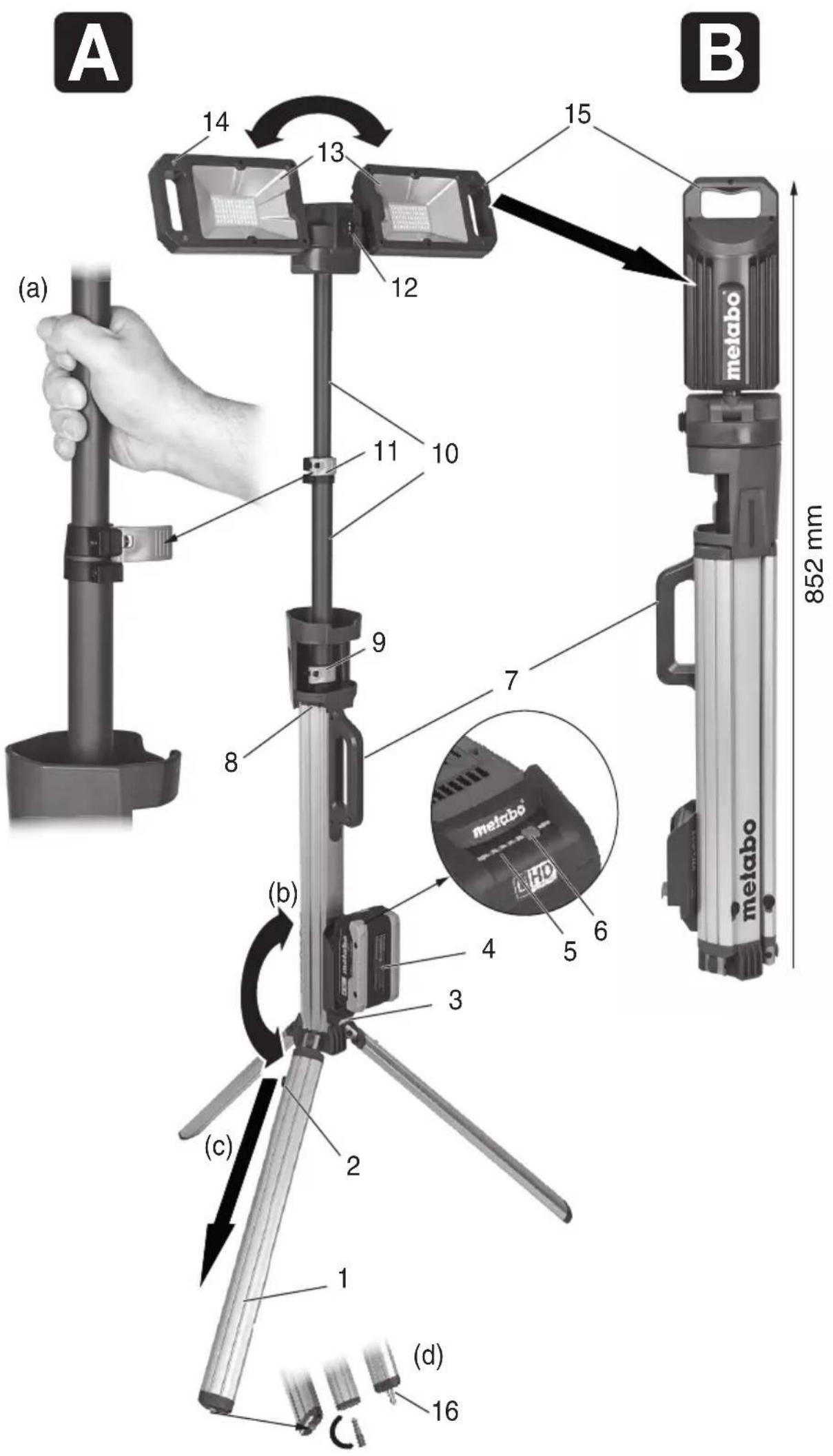METABO BSA 18 LED 5000 DUO-S - 1