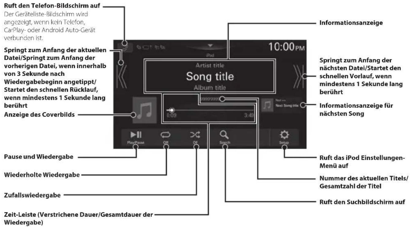 ALPINE iLX-F905DU8 - iPod-Modus auf iPhone (Option) - 1
