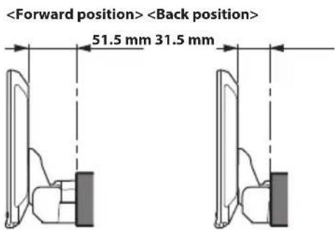 ALPINE iLX-F905DU8 - Adjusting the display position (iLX-F905D/iLX-F115D) - 1