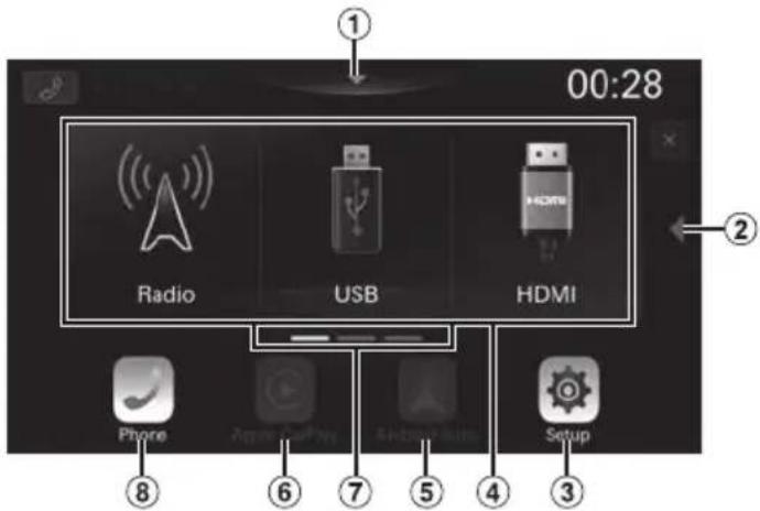 ALPINE iLX-F905DU8 - Ejemplode pantalla en modo dato melhorado - 1