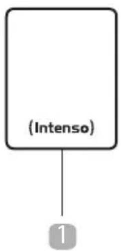 INTENSO XS5000 - A csomagolás tartalma - 1