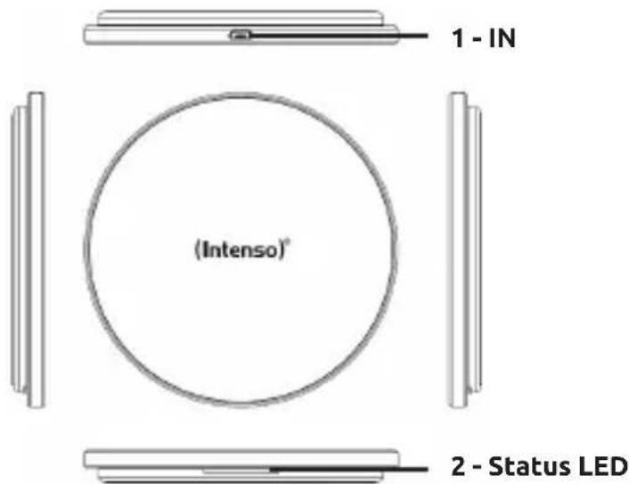 INTENSO BA1 - Přehled pristroje - 1