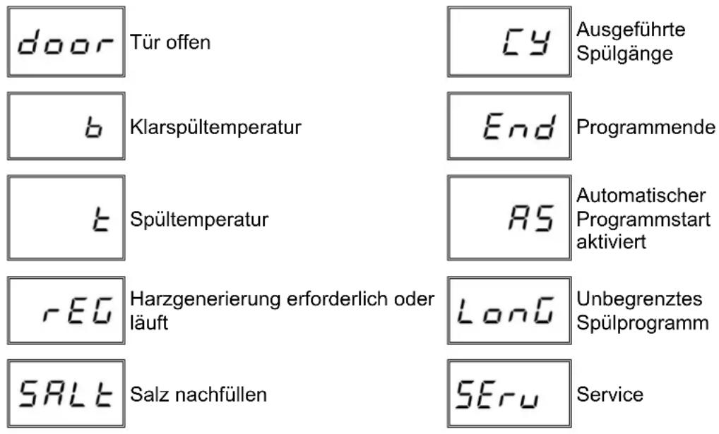 Elettrobar Niagara 570076 - Übersicht der möglichen Anzeigen - 1