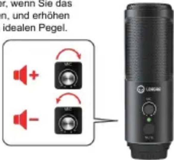 er, wenn Sie das n, und erhöhen idealen Pegel.
