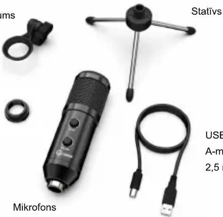 Mikrofons Statīvs USE A-m 2,5 m