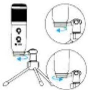 Diagram illustrating a camera setup with motion arrows and magnified views of the device's components.