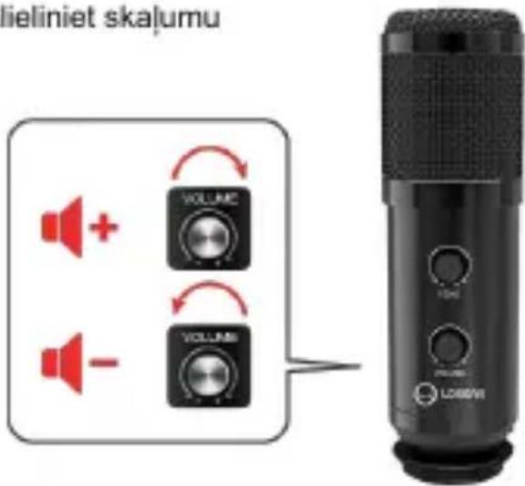 lieliniet skalumu VOLUME VOLUME LOGEMI