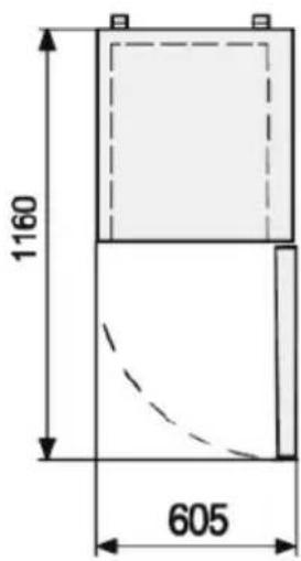 SEVERIN FKS 8839 - Set-up dimensions Ventilation - 1
