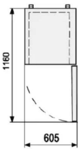 SEVERIN FKS 8839 - Dimensões de instalação Ventilação - 1
