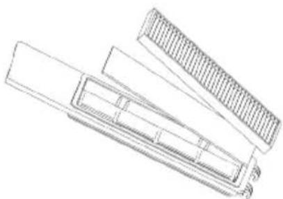 SEVERIN RB 7026 - Si es necesario, limpie en húmedo el depósito de polvo y el filtro: - 1